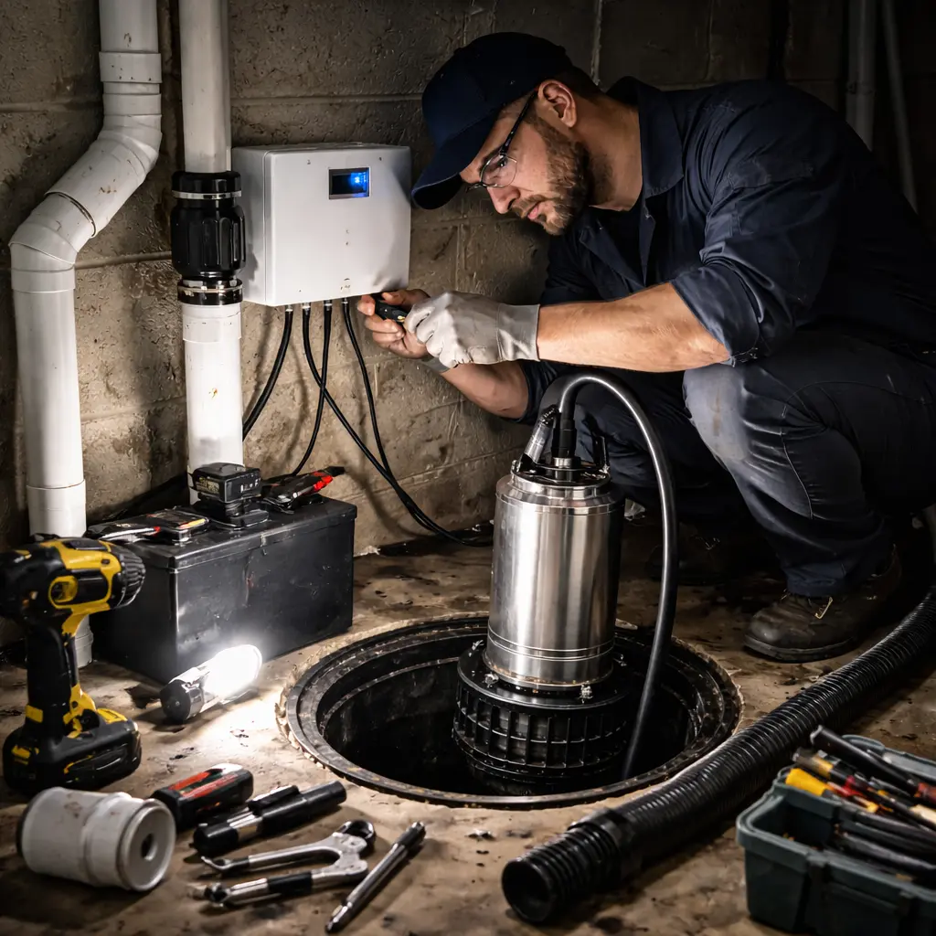 Sump pump installation service in Kanata