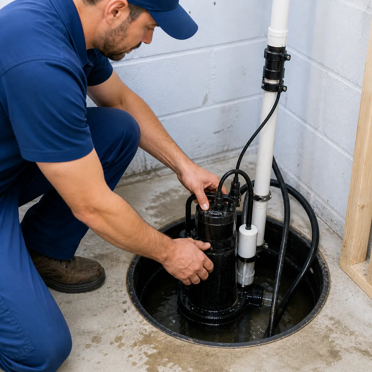 Sump pump replacement service in Kanata